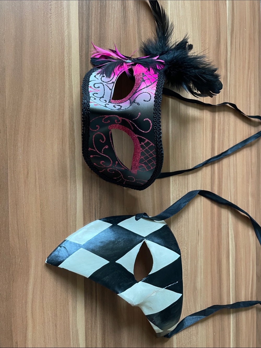 His and Her couple Masquerade Eye Masks